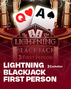 First Person Lightning Blackjack