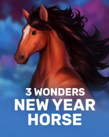 3 Wonders New Year Horse