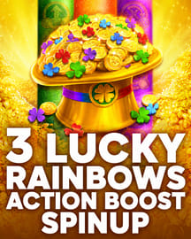 3 Lucky Rainbows Action Boost SpinUP