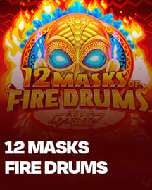 12 Masks of Fire Drums